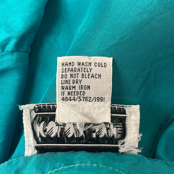 Color Code Teal Silk Blouse M - Picture 5 of 8